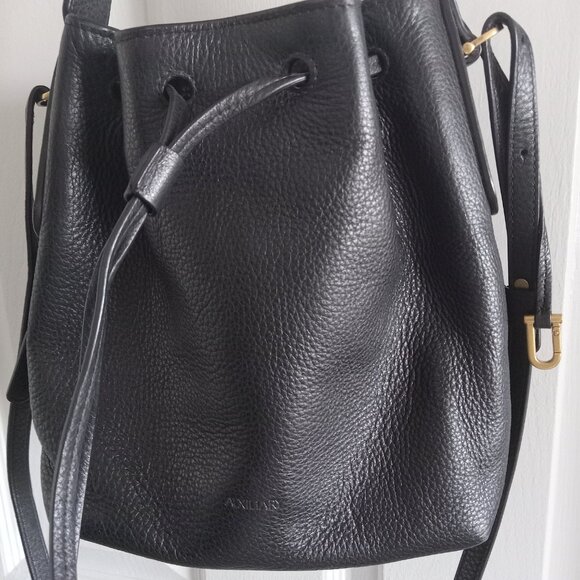 Aritzia Black Leather Shoulder Bag - Picture 5 of 10